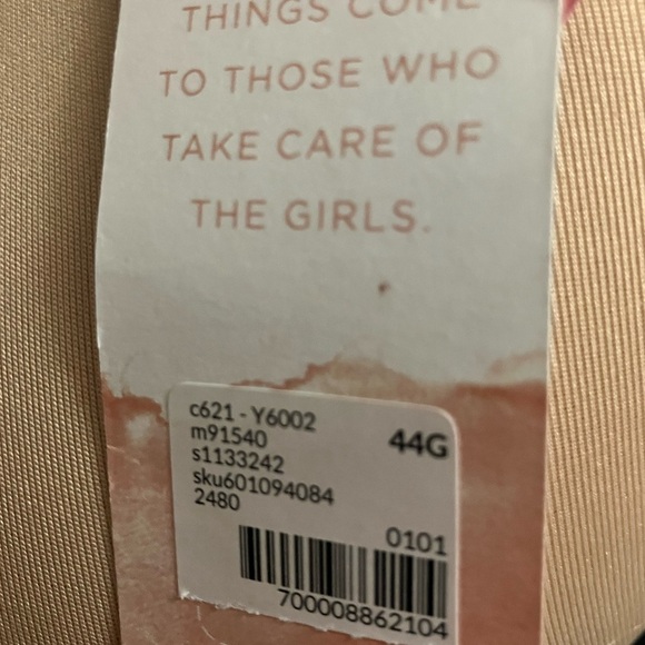 NWT Cacique Comfort Bliss Convertible Strapless To Conventional Bra Beige 44G/4D - Picture 5 of 7